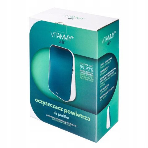 Oczyszczacz Powietrza Vitammy Air Pa500, Hepa + Węglowy, Jonizacja Do 30M2