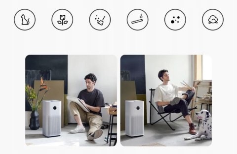 Oczyszczacz Powietrza Xiaomi Smart Air Purifier 4 Hepa 99,97% 48M² Cichy