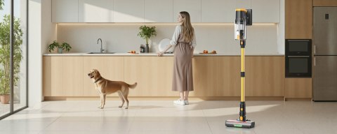 Odkurzacz Bezprzewodowy Dsv112a 550W Dotykowy Ekran, Filtr Hepa, Bezworkowy