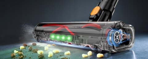 Odkurzacz Bezprzewodowy Dsv112a 550W Dotykowy Ekran, Filtr Hepa, Bezworkowy