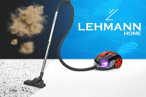 Odkurzacz Bezworkowy Lehmann Typhoon 4000W Cyklonowy Hepa Z Turboszczotką