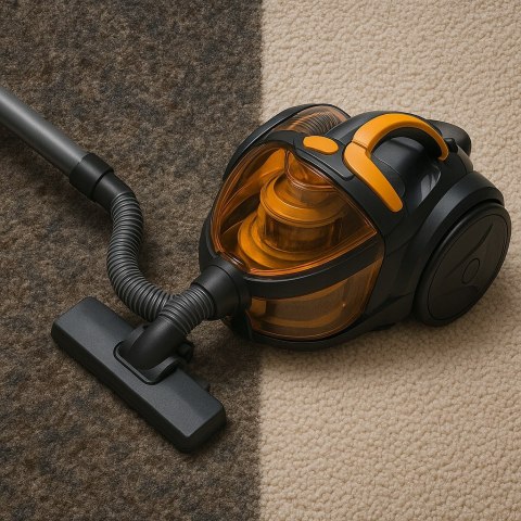 Odkurzacz Bezworkowy Riwall Albynka 800W 2L Z Filtrem Epa Turboszczotka