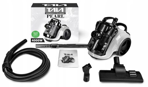 Odkurzacz Cyklonowy Bezworkowy Taia Pearl 4000W Limited Edition Filtr Hepa