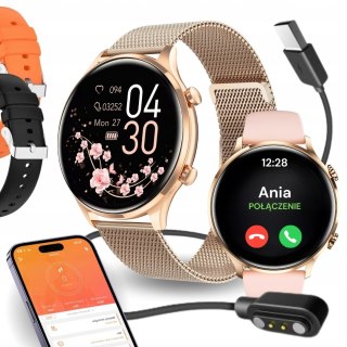 Smartwatch Vess Qs40 Damski Ze Sportowymi Trybami I Monitorowaniem Zdrowia