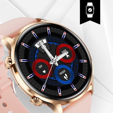 Smartwatch Vess Qs40 Damski Ze Sportowymi Trybami I Monitorowaniem Zdrowia