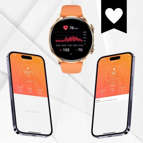 Smartwatch Vess Qs40 Damski Ze Sportowymi Trybami I Monitorowaniem Zdrowia