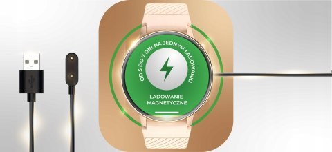 Smartwatch Wonderfit Sx5 Z Polskim Menu, 4 Paski, Puls, Powiadomienia