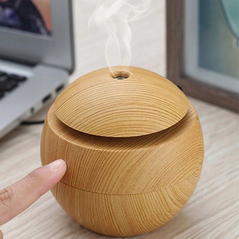 Ultradźwiękowy Nawilżacz Powietrza Z Dyfuzorem I Aromaterapią Usb 200Ml Led