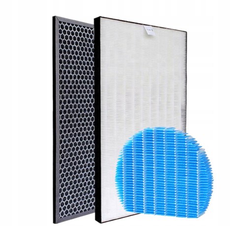 Zestaw Filtrów Hepa, Węglowy, Nawilżacz Sharp Ua-Hd40/50E-L/T 99,95% Top