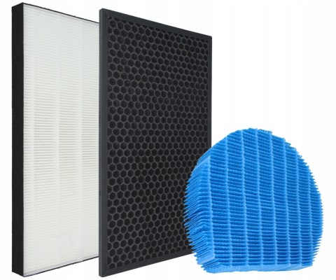 Zestaw Filtrów Hepa Węglowy Nawilżacza Do Oczyszczacza Sharp Kc-D40/Kc-D50