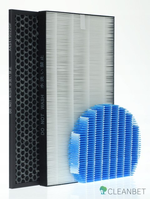 Zestaw Filtrów Hepa Węglowy Nawilżacza Do Oczyszczacza Sharp Kc-D40/Kc-D50