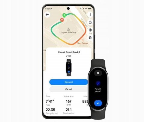 Xiaomi Mi Band 9 Smart Opaska Amoled Wi-Fi Bt5 21 Dni Pracy 150+ Trybów