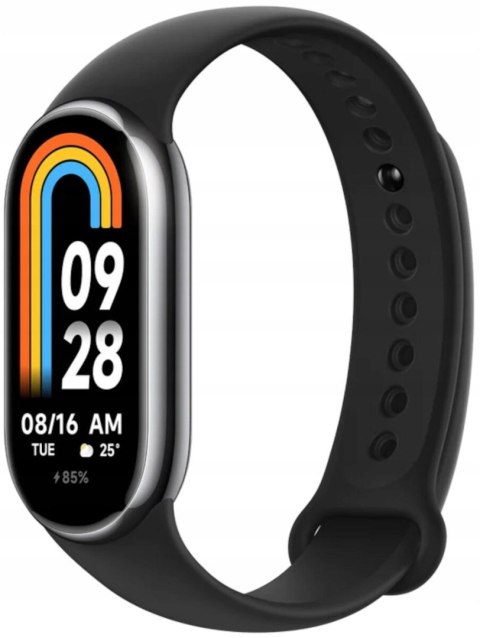 Xiaomi Smart Band 8 Czarny, Amoled 1,62 5 Atm, Licznik Kalorii, Serca