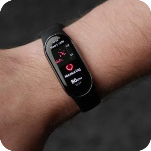 Xiaomi Smart Band 8 Czarny, Amoled 1,62 5 Atm, Licznik Kalorii, Serca