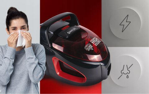 Odkurzacz Bezworkowy 800W/4200W Cyklonowy Hepa Lekki+Turboszczotka 2L 5,5M