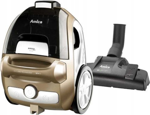 Odkurzacz Bezworkowy Amica Bagio Eco Vm3045 900W Filtr Epa12 Miękkie Koła