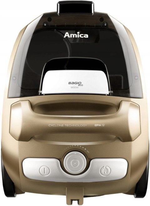 Odkurzacz Bezworkowy Amica Bagio Eco Vm3045 900W Filtr Epa12 Miękkie Koła