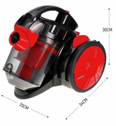 Odkurzacz Bezworkowy Cyklonowy 4000W Hepa 2L Multicyclone Regulacja Ssania