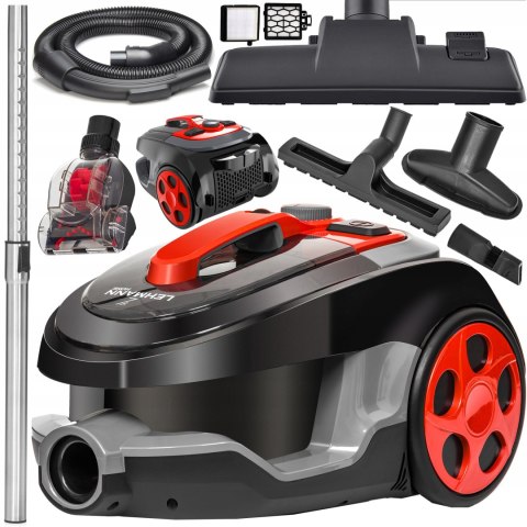 Odkurzacz Cyklonowy Lehmann Max Typhoon 4000W Bezworkowy Filtr Hepa Cichy