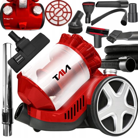 Odkurzacz Cyklonowy Taia 8247 4000W Bezworkowy 3L Filtr Hepa Z Akcesoriami