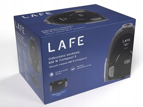 Odkurzacz Workowy 800W Lafe Owj001, 1L Worek, 6,3M, Tel. Rura, Reg. Ssania