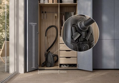Odkurzacz Workowy Electrolux 300 Clean Eb31c1ug 750W Dustpro Hepa 7,5M