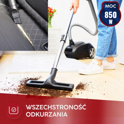 Odkurzacz Workowy Mpm Mod-54 850W 3,5L Filtr Hepa I Zwijacz Przewodu Domu