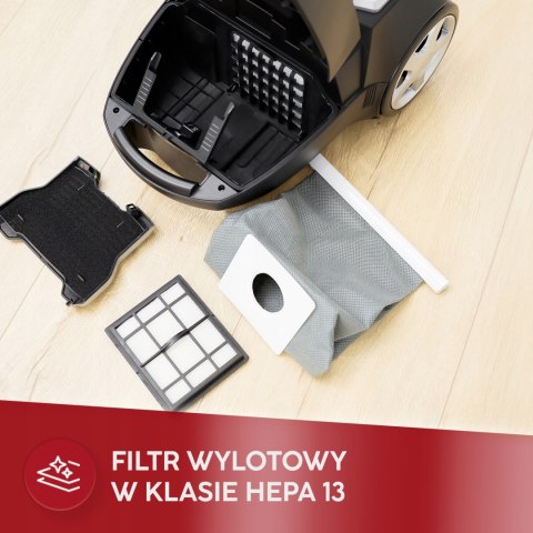 Odkurzacz Workowy Mpm Mod-54 850W 3,5L Filtr Hepa I Zwijacz Przewodu Domu