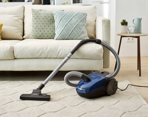 Odkurzacz Workowy Philips 900W Cyklonowy Filtr Hepa, Długi Kabel, Cichy