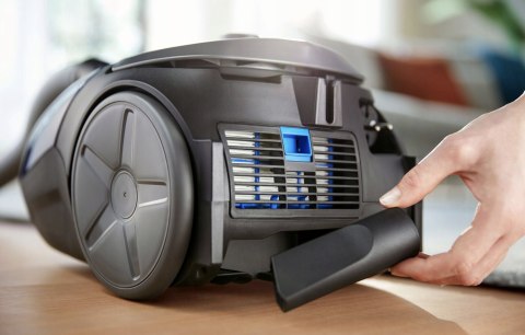 Odkurzacz Workowy Philips 900W Cyklonowy Filtr Hepa, Długi Kabel, Cichy