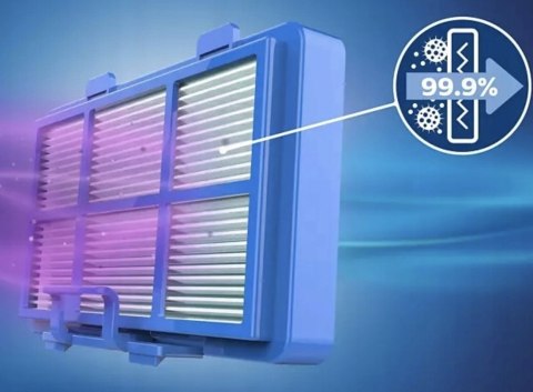 Odkurzacz Workowy Philips 900W Cyklonowy Filtr Hepa, Długi Kabel, Cichy