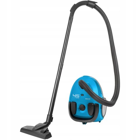 Odkurzacz Workowy Sencor 850W Niebieski 1,5L Cichy 5M Kabel 5-Filtrowy 79Db