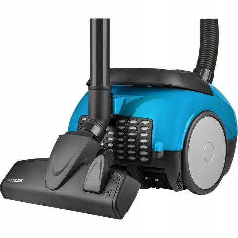 Odkurzacz Workowy Sencor 850W Niebieski 1,5L Cichy 5M Kabel 5-Filtrowy 79Db