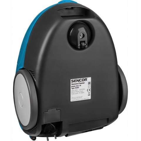 Odkurzacz Workowy Sencor 850W Niebieski 1,5L Cichy 5M Kabel 5-Filtrowy 79Db