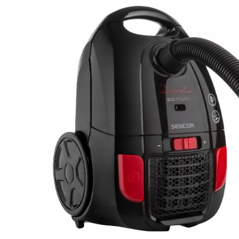 Odkurzacz Workowy Sencor Svc 6001Bk 700W Hepa E12, Rura Xxl, Wskaznik Worka