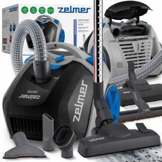 Odkurzacz Workowy Zelmer Antek 900W Filtr Ultra16 Turboszczotka Parkiet