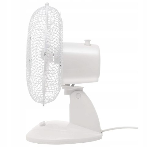 Cichy Mocny Wentylator Biurkowy Frio 38W Oscylacja 90 Stopni 3 Tryby Pracy