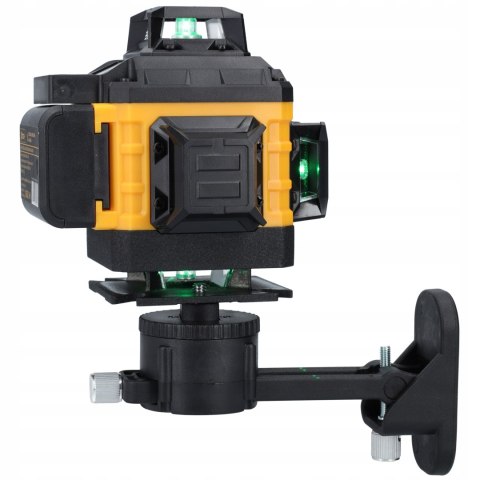 Laserowa Poziomica Xtech 360° 4D Z Pilotem, Lcd, Regulowana Podstawa