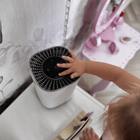 Oczyszczacz Klario Hepa 3W1 Do 20M² - Cichy Dotykowy Panel, Lampka Nocna
