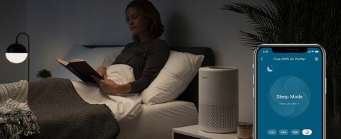 Oczyszczacz Powietrza Levoit Core 200S Hepa H13 Smart Wifi 3-Filtracja 35M2