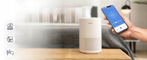 Oczyszczacz Powietrza Levoit Core 200S Hepa H13 Smart Wifi 3-Filtracja 35M2