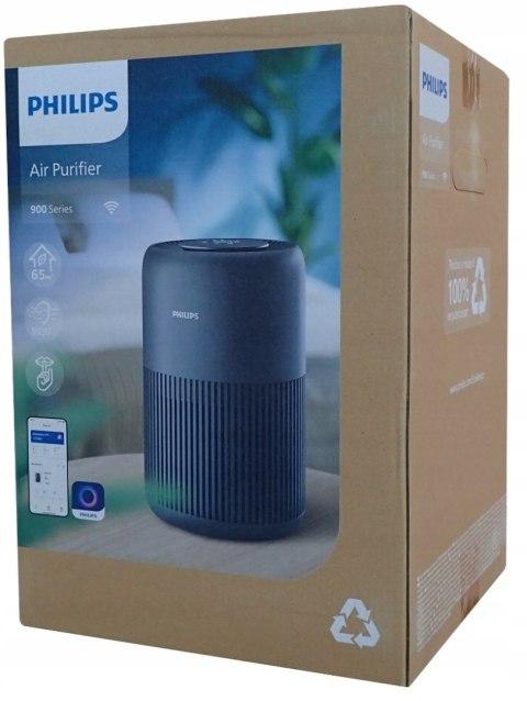 Oczyszczacz Powietrza Philips Ac0951 Hepa Wifi 250M³/H Do 65M² Z Aerasense