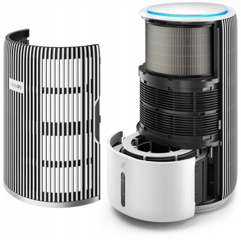 Oczyszczacz Powietrza Philips Ac3420/10 2W1 Nawilżanie Filtr Hepa Do 78 M2