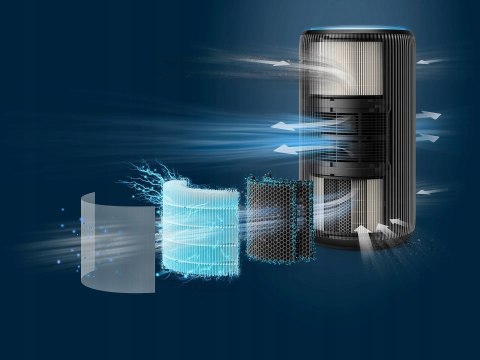 Oczyszczacz Powietrza Philips Ac4221/11 Pureprotect 99,97% Filtracja, Cichy 15Db Wifi