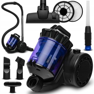 Odkurzacz Bezworkowy Cyklonowy 900W 2,5L Hepa - Turbo Moc Ssania Zeegma