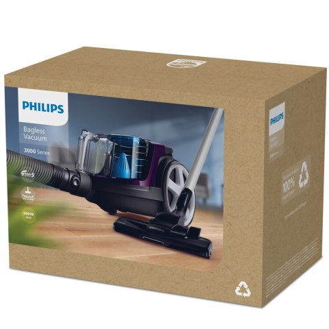 Odkurzacz Bezwrokowy Philips Powerpro 900W Tri-Active Filtr Alergiczny