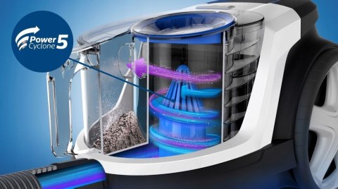 Odkurzacz Bezwrokowy Philips Powerpro 900W Tri-Active Filtr Alergiczny