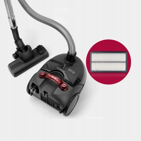 Odkurzacz Bomann Bs9019, 700W, 5-Filtracji, Indykator Worka, Auto Kabel