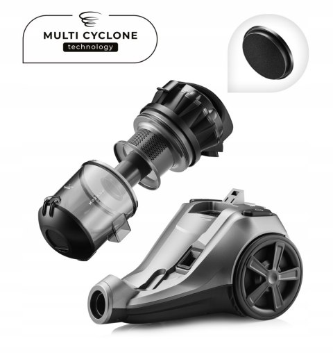 Odkurzacz Cyklonowy Mozano Max 4000 3L Bezworkowy Turboszczotka Filtr Hepa