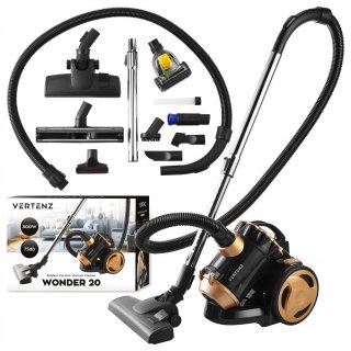 Odkurzacz Cyklonowy Vertenz 4000W 17000Pa Hepa Turboszczotka Bezworkowy